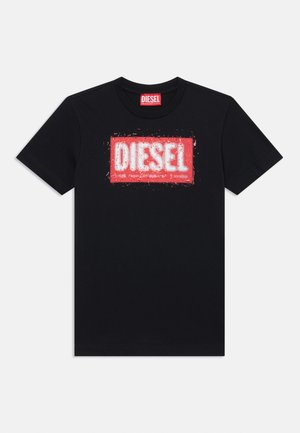 JUST UNISEX - Marškinėliai su spaudiniu - black
