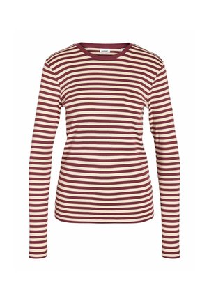 Noisy May, OBERTEIL MIT LANGEN ÄRMELN NMSTORMI - T-shirt à manches longues - tawny port