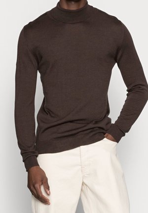 Matinique Pullover - dark brown