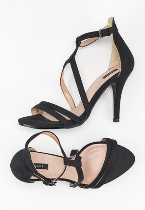 Zara High Heel Sandalette - black