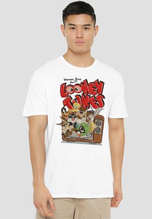 Cotton Soul, LOONEY TUNES SATURDAY MORNINGS - Print T-shirt - white