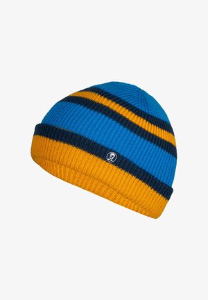 TROLLKIDS, KIDS TRONDHEIM CAP UNISEX - Beanie - mystic blue golden yellow medium blue