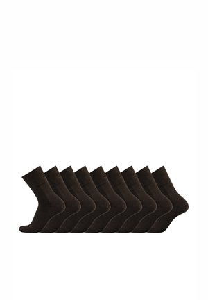 9ER PACK 6703 180 STRUMPF - Socken - brown