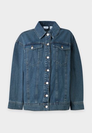 Noisy May, NMWESTERN MAY JACKET - Τζιν μπουφάν - dark blue denim