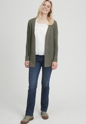 FRBESMOCK 1 CARDIGAN - Kofta - hedge