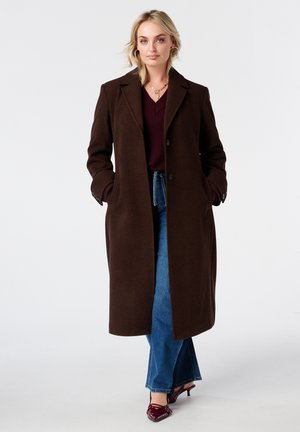 MS Mode, MS MODE COAT NOT TRANSLATED - Mantel - dark brown
