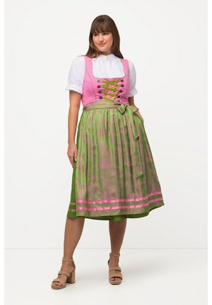 SLEEVELESS DIRNDL DRESS - Folkedans nationaldragt Tyrol - light pink