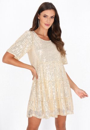 Cocktailjurk - gold