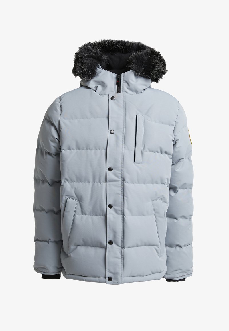 Zavetti Canada Graue Parka Jacke Zavetti Canada Deratti Bomber