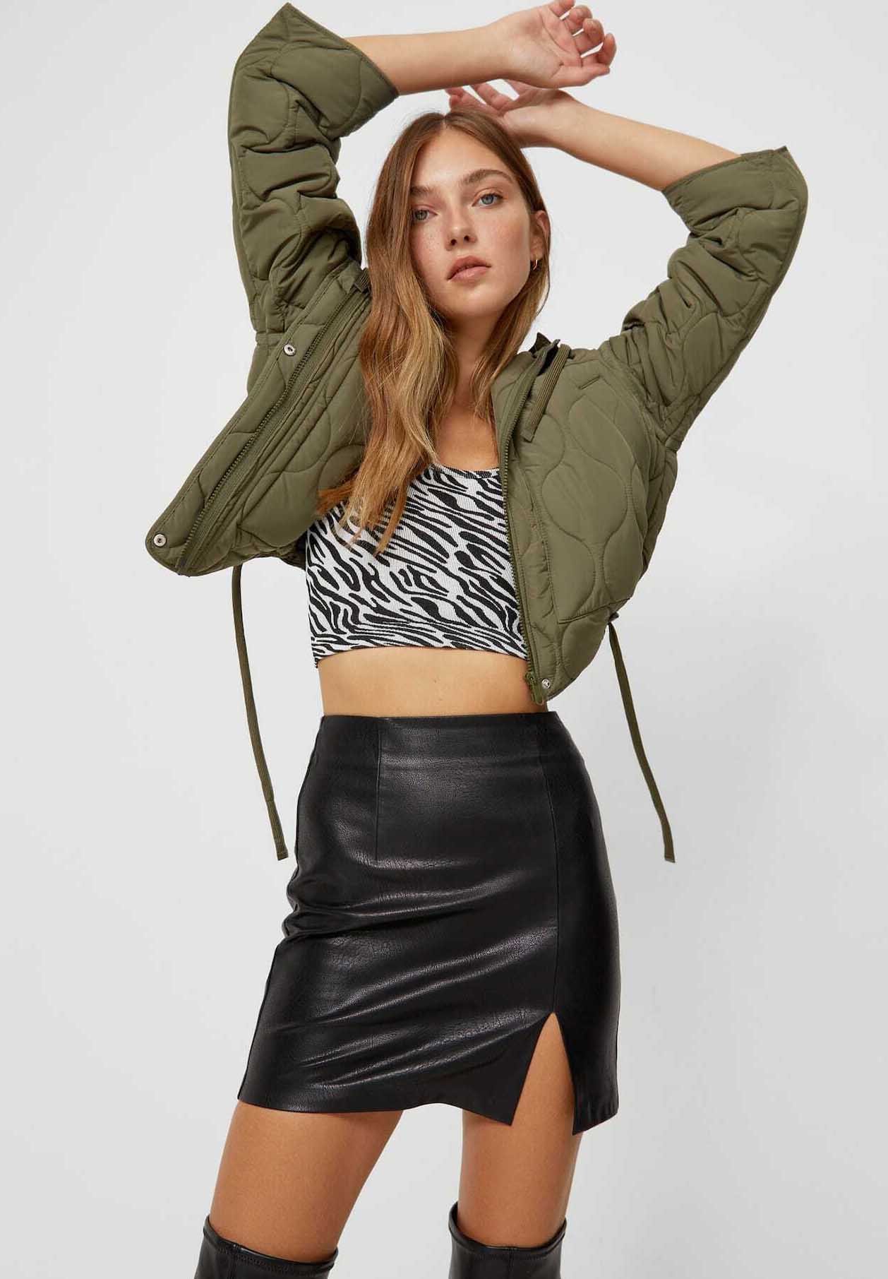Stradivarius Minigonna - black/nero - Zalando.it