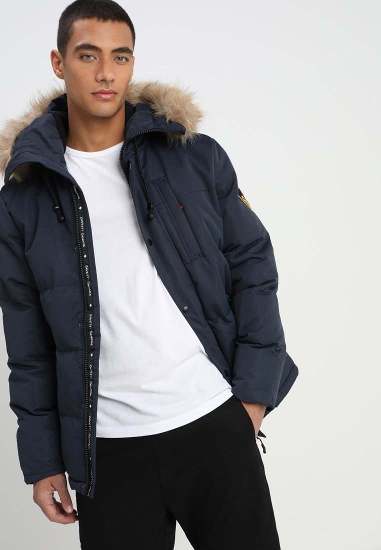 blue zavetti coat