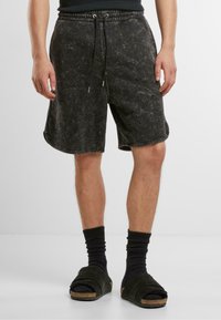 Urban Classics WASHED PIPED - Joggebukse - black