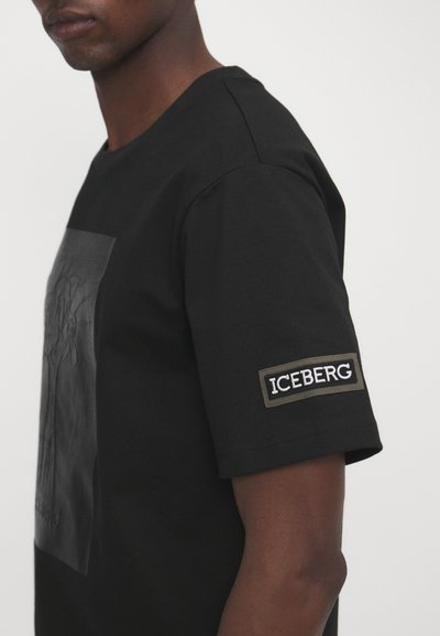 Iceberg Print T-shirt - nero