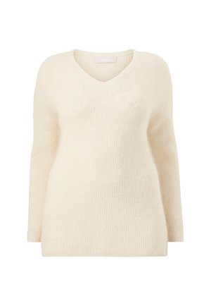 Ellos Collection DREAMY - Striktrøje - weiß