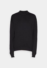 JJEEMIL MOCK NECK  - Jersey de punto - black