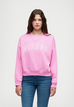 ONL LIFE CREW STATE NOOS - Sweatshirt - fuchsia pink