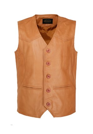 Veste sans manches - cognac