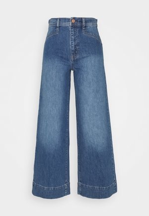 WIDE LEG VERNON VINTAGE DETAILS - Jeans a zampa - medium indigo