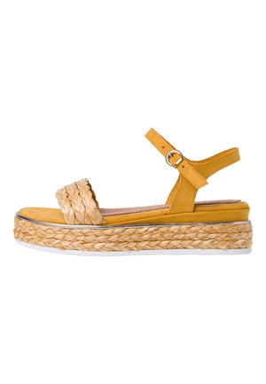 Platform sandals - saffron comb