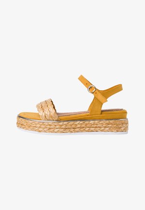 Platform sandals - saffron comb