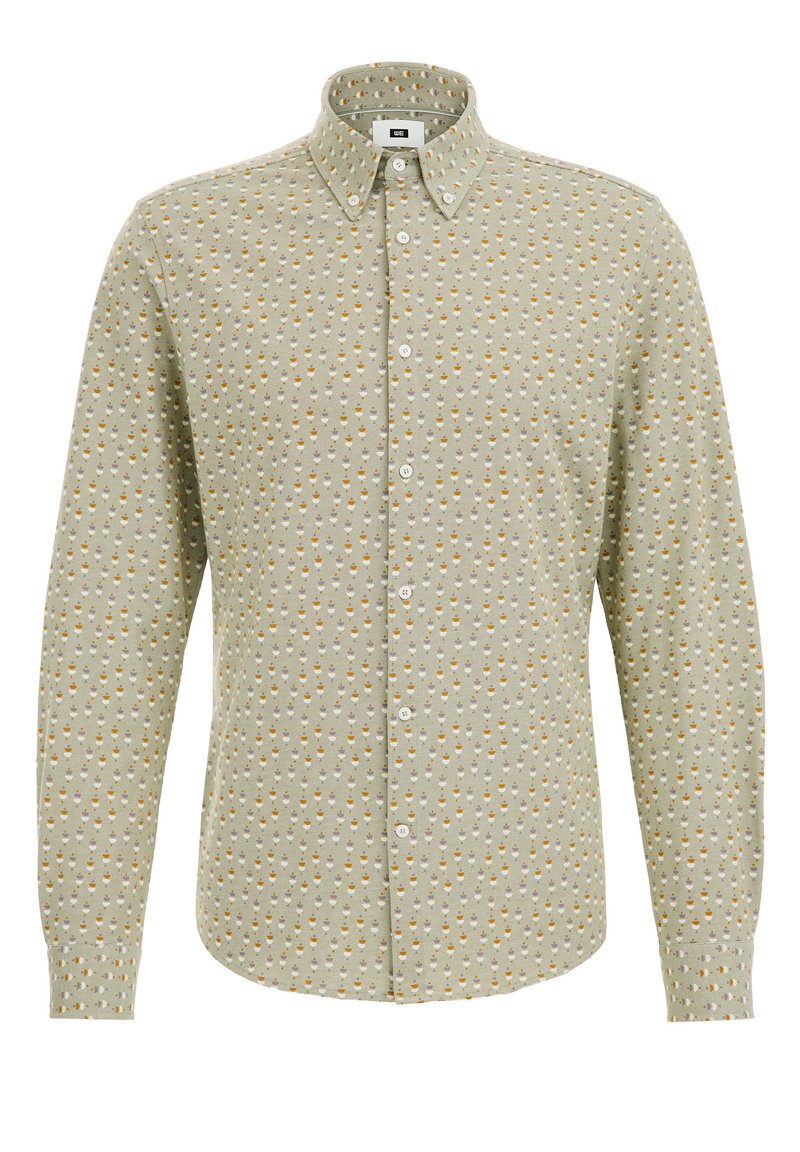 WE Fashion Overhemd groen-metallic