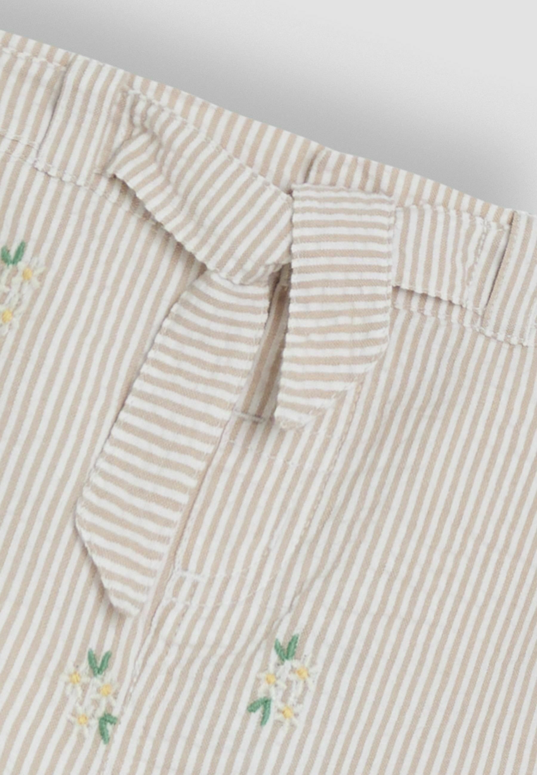 JoJo Maman Bébé REGULAR FIT - EMBROIDERED TURN-UP HEM - Pantaloni