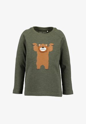 Blue Seven Top s dlouhým rukávem - oliv