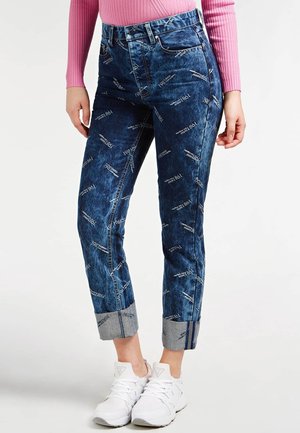 Jean boyfriend - dark-blue denim