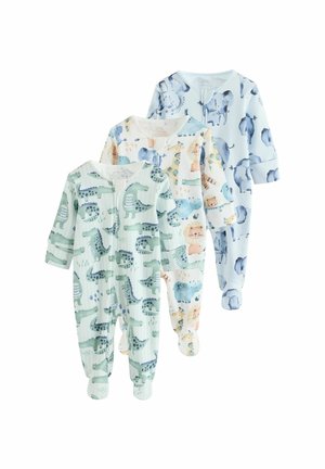 REGULAR FIT - TWO WAY ZIP 3 PACK - Natdragt - blue safari