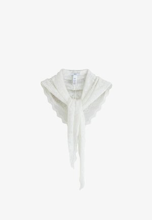 Next, CROCHET TRIANGLE SCARF - Scarf - ecru