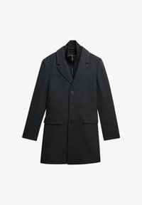 Seleccionado, dark grey herringbone