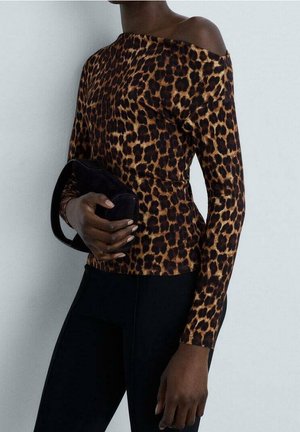 Langarmshirt - brown