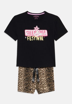 WELENA SET - Pižamos komplektas - deep black