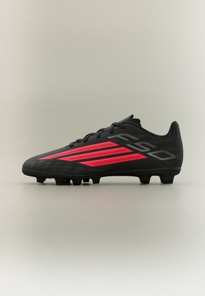 F50 CLUB FIRM GROUND / MULTI GROUND KIDS UNISEX - Football boots artificial grass - core black/lucid red