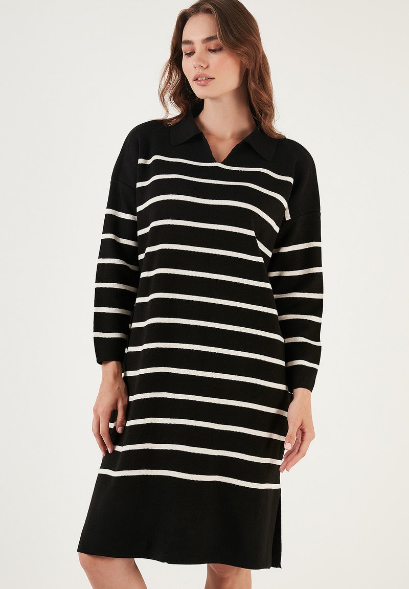 LELA Jumper dress black/light stone/black Zalando.ie