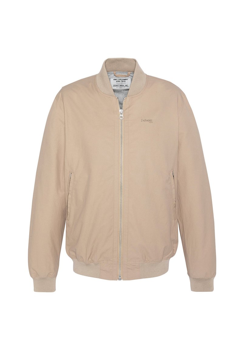 Schott Bomberjacks beige