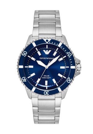 EMPORIO ARMANI MEN TRADITIONAL WATCHES WORLD EXPLORER - Watch - silver
