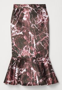 MIKAGE SHIN MERMAID SLIT SKIRT - Pencil φούστα - red marble