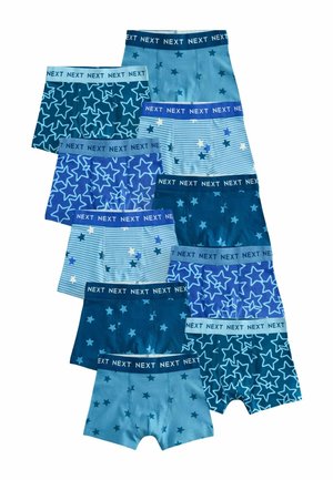 Next, 10 PACK - Kurze Boxershorts - blue/white stars