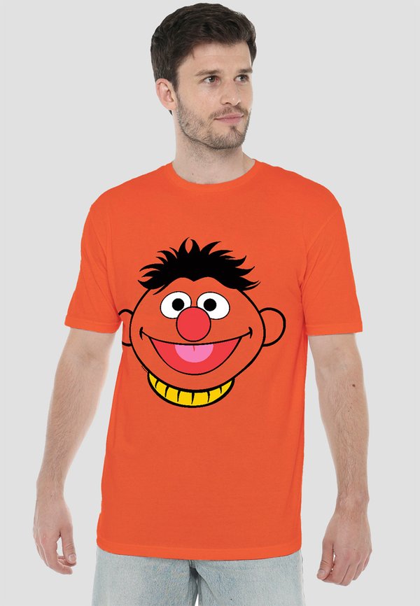 SESAME STREET ERNIE FULL FACE - T-Shirt print - orange