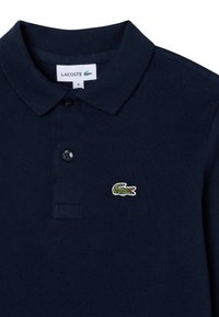 Lacoste LONG SLEEVE PIQUÉ POLO - Pitkähihainen paita - navy
