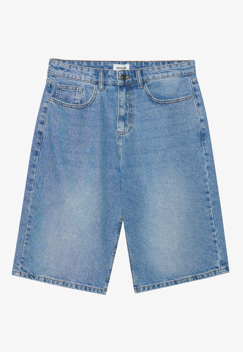 YOURTURN Jeansshort lichtblauw denim
