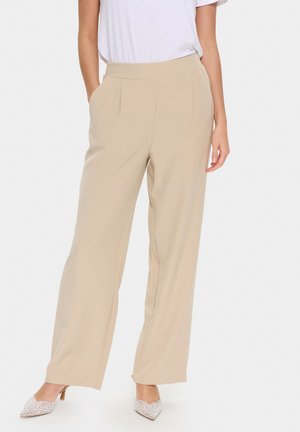 CELEST WIDE LEG - Pantaloni - plaza taupe