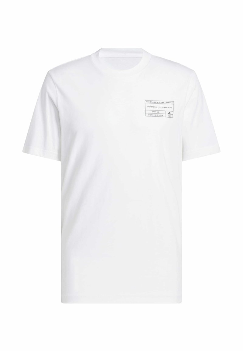 adidas performance T-shirt print wit adidas performance T-shirt print wit