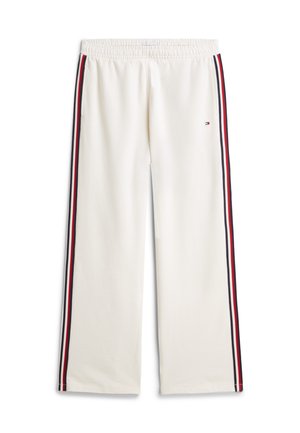Tommy Hilfiger, WIDE LEG JOGGER - TH GLOBAL STRIPE - Долнище на пижама - ivory petal