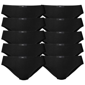 10 PACK - Slip - schwarz