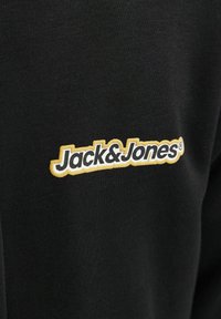 Jack & Jones Junior KAPUZENPULLOVER LOGO JUNIOR - Sweat zippé - black