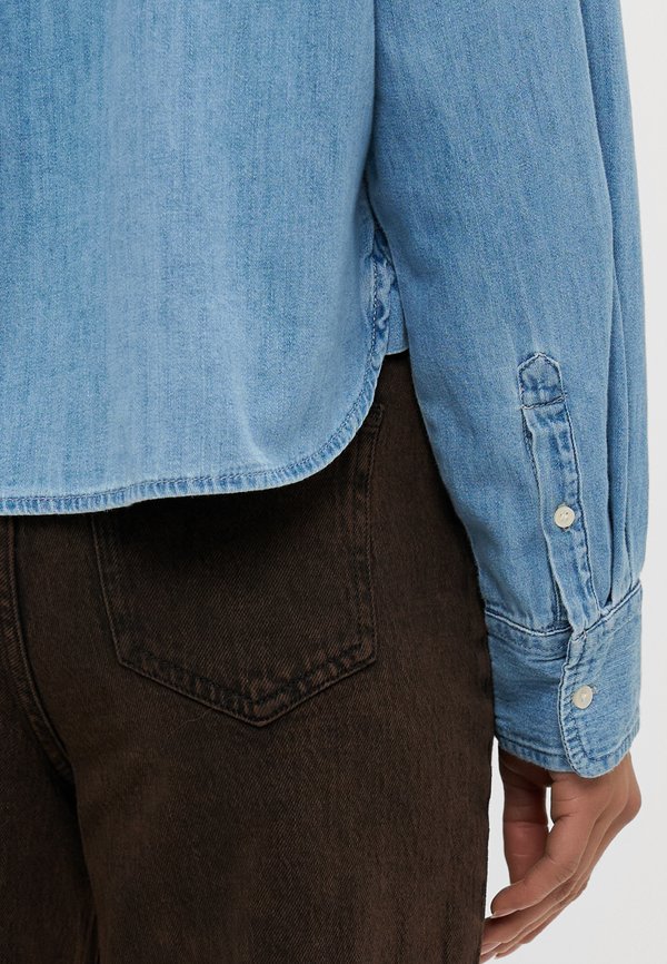 SHIRT - Button-down blouse - light wash4