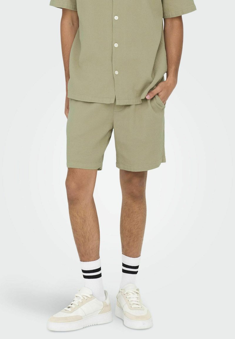 Only & Sons ONSBERTIL WAFFLE - Shorts - twill