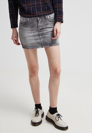 Jeansrok - grey denim